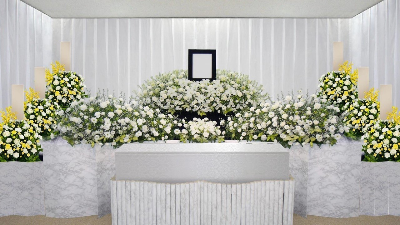 家族葬Ａプラン花祭壇