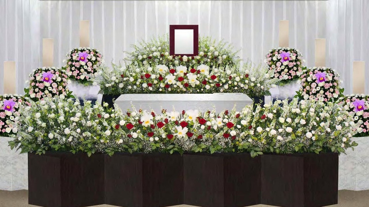 一般葬Ｅプラン花祭壇