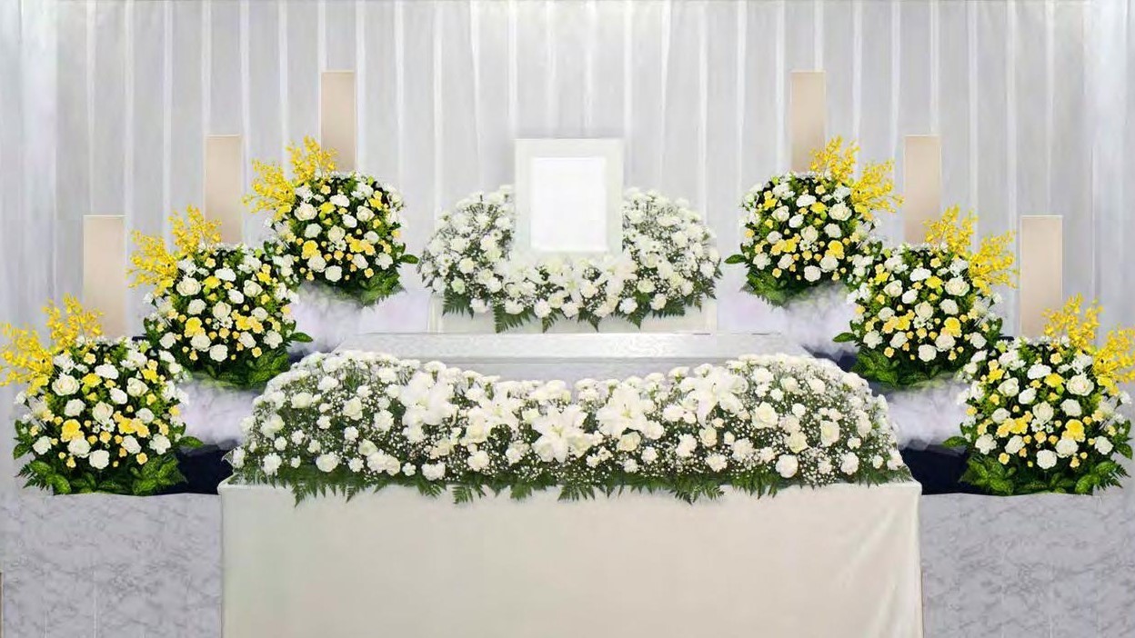 一般葬Ｂプラン花祭壇